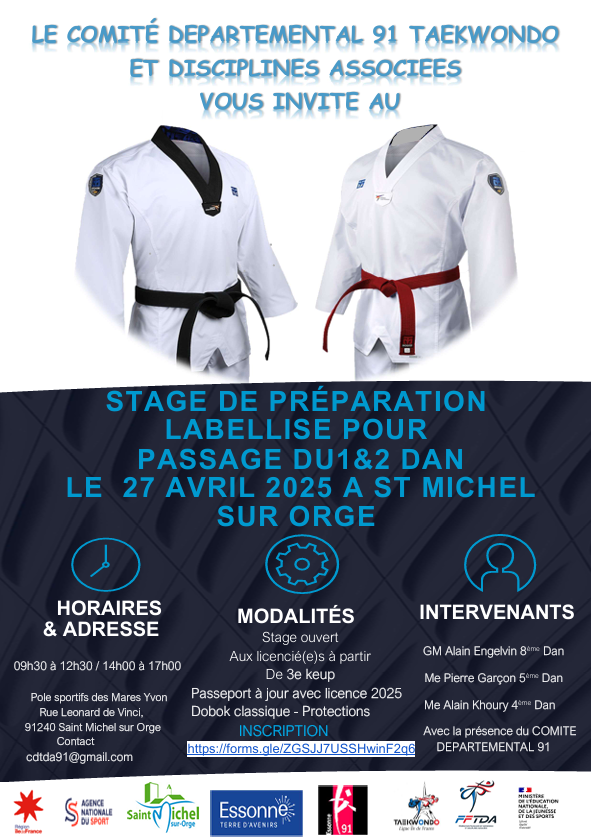 stage dan 27 avril